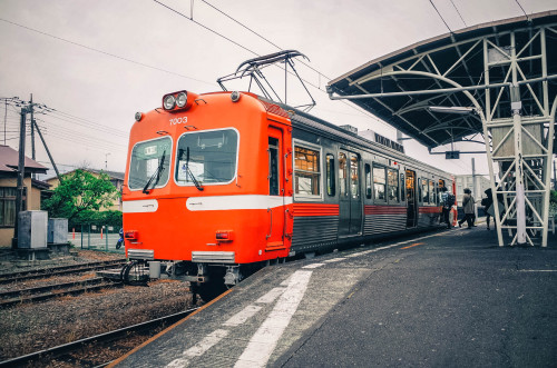 Gakunan Railway Line岳南電車,静岡県,日本