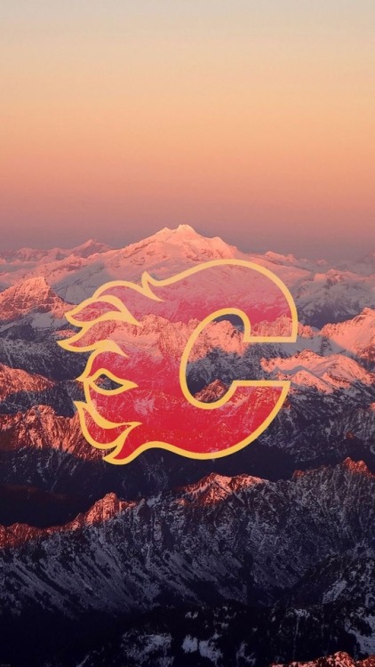 Calgary Flames logo + nature /requested by @onedirectionlovesmuh/