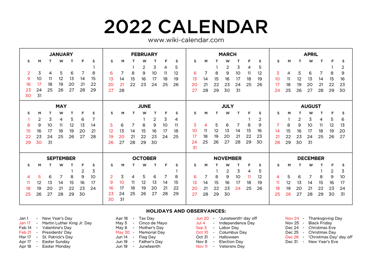 wiki calendar