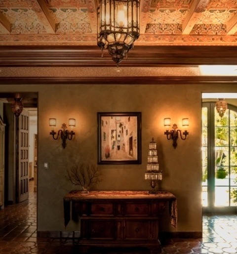 Mudroom Hall In MiamiAn Illustration Of A Spacious Tuscan Entry Hall