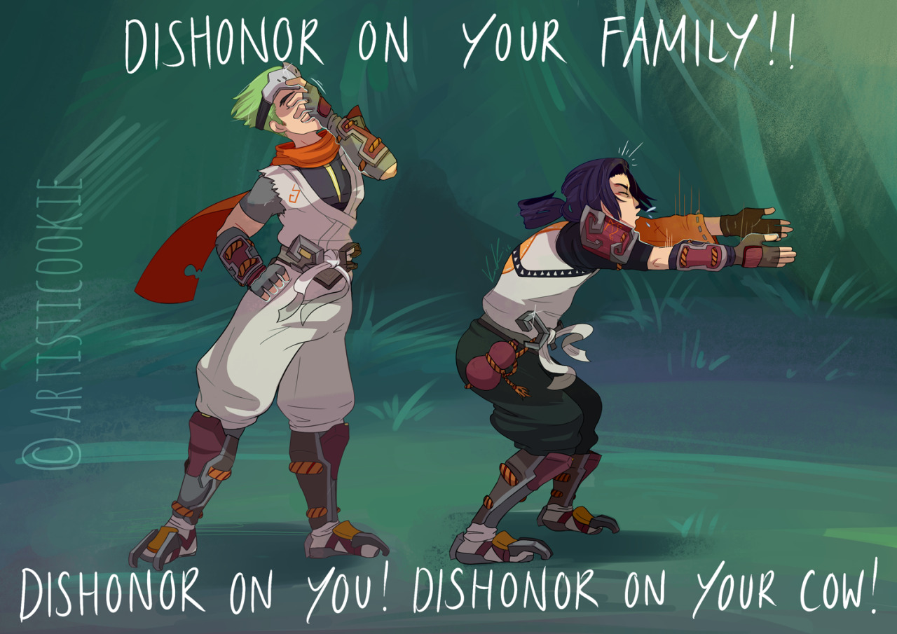 artisticookie:  Inspired by that one scene in Mulan and a certain Gummy Bear that