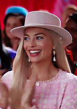 Margot Robbie As Barbie Wearing Chanel In 'Barbie' (2023) Dir. Greta Gerwig