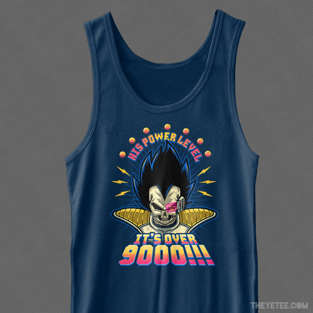 theyetee:  It’s Over 9000 by Bamboota$11 on 08/22 at http://bit.ly/dailyyetee