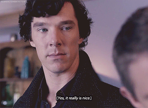 Legit Johnlock ScenesJohn’s bum is nice too.