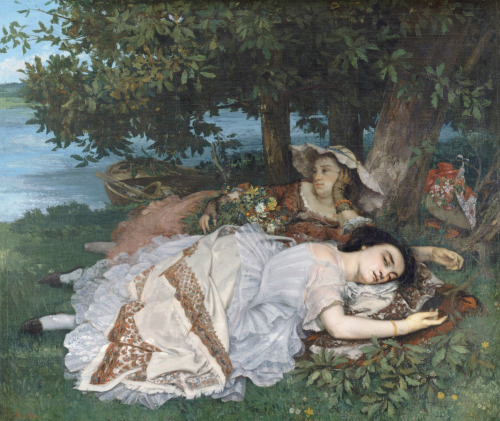 Les demoiselles du bord de la Seine, 1856, Gustave Courbet, Musée du Petit Palais, Paris