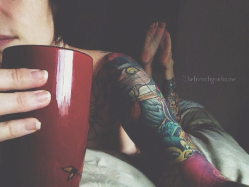 thefrenchguidoune:  Saturday morning!  I love your ink! 