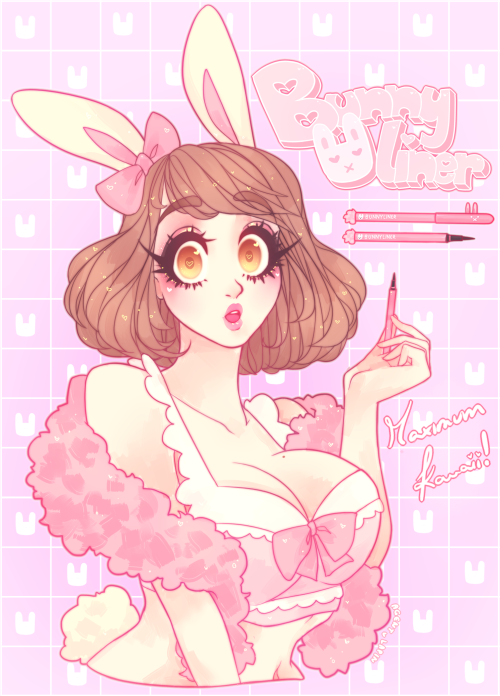 petitepasserine:agent-lapin: Bunnyliner is a new cosmetics line dedicated to bringing out everyone’s