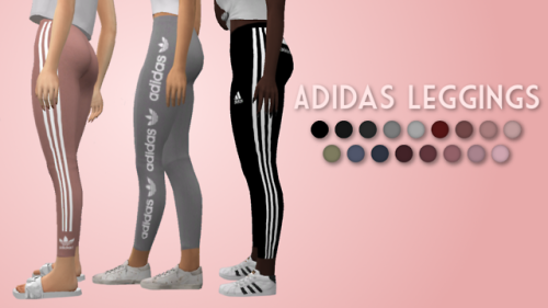 Adidas Leggingsteen-elder51 swatches3 styles I got so many requests to make these leggings I ma