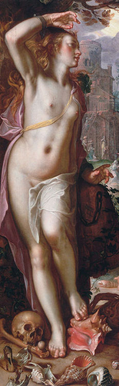 Detail of Perseus Releases Andromeda by Joachim Wtewael, 1611