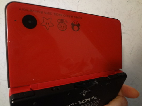 My mom got my brother a dsi xl for Christmas of 2010 (the 25th anniversary of super mario bros editi