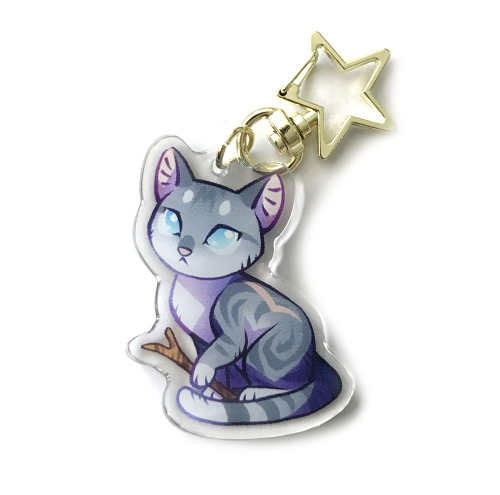 New Warrior Cat Keyrings are now available at Shinepaw.com ! WEBSHOP | Twitter | Instagram | Etsy 