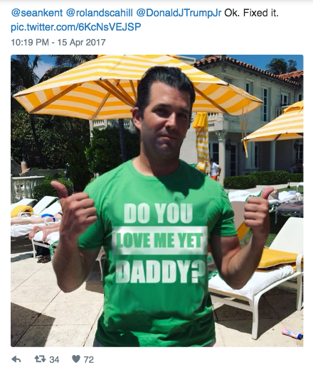 micdotcom: Donald Trump Jr.’s poolside T-shirt is the internet’s favorite new