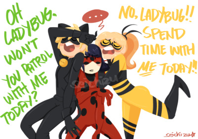 wiggle wiggle eyebrows — lyradaisical: Squad Miraculous: Comic Cover