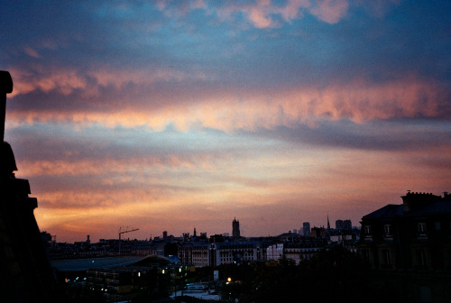 Before lockdown I used to shoot photos from my flat in Paris. Sometimes we even used to go on the ro