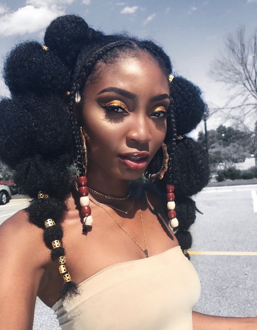 misscameroon10: Fulani inspired hairstyle !IG : Miss.Cameroon