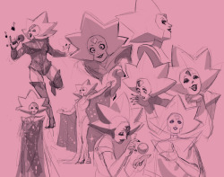 Loopy-Lupe:white Diamond Warmup Doodles