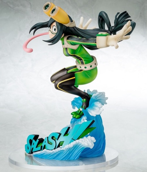 hobbylinkjapan: Bellfine brings us the very first scale figure of Tsuyu Asui from “My Her