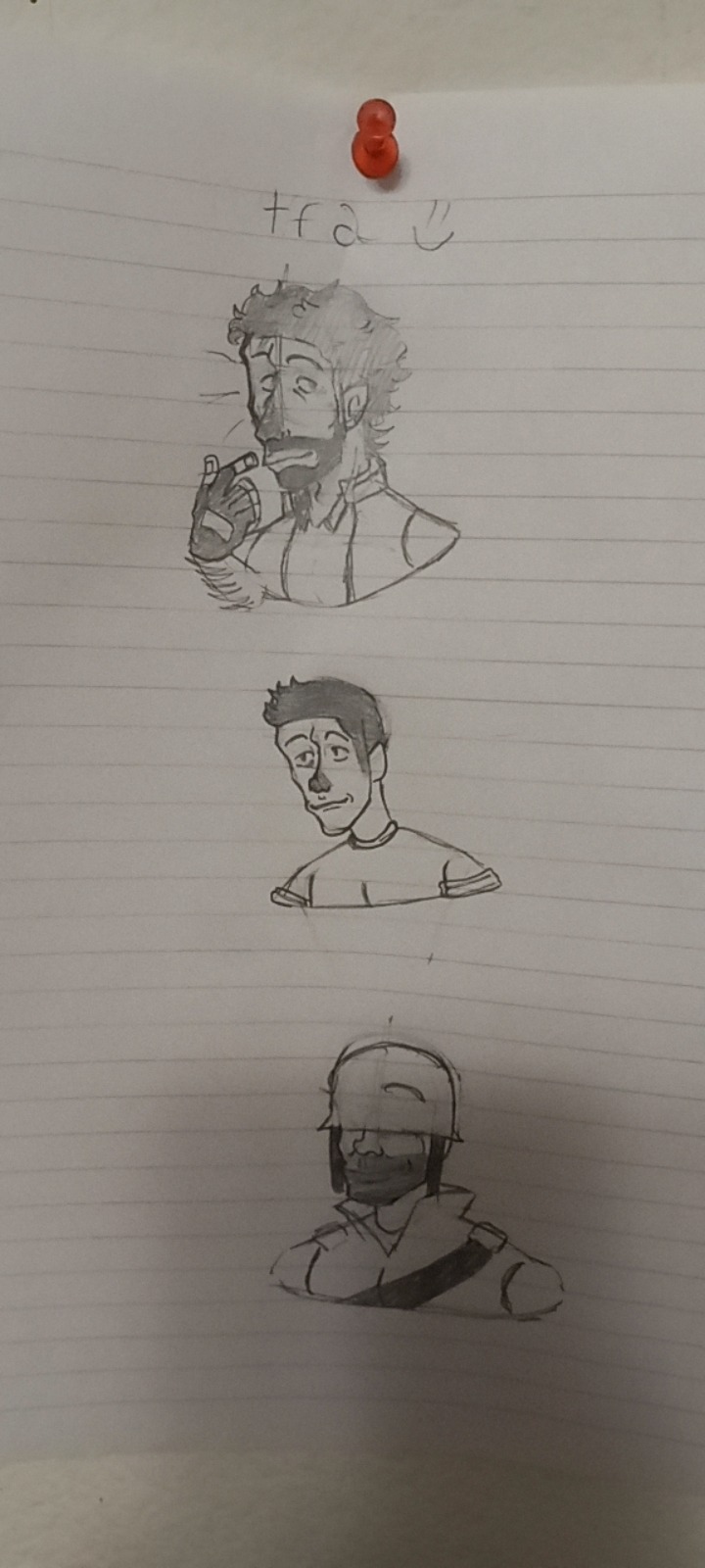 Tehe!!! More Tf2 Stuff! There On My Wall >:)