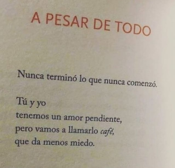 somospandaspordentroyporfuera:  Tenemos un café pendiente-Una chica invisible. 