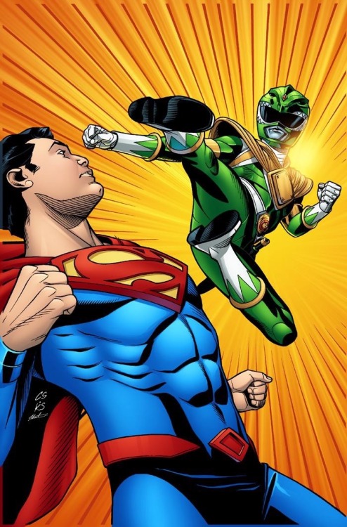 longlivethebat-universe:  Justice League/Power Rangers crossover variant covers