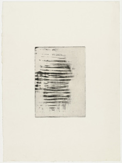 rougerothko:  Louise Bourgeois  Horizontal Bands, only state, 1989 Etching