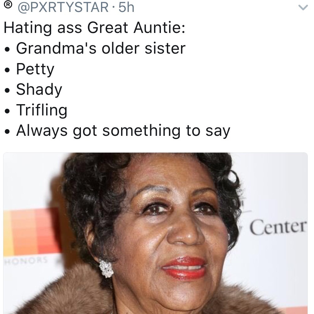 zamaron:  fuckrashida:  Tag yourself, I’m homophobic auntie  I’m the no nonsense