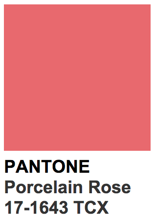 colors — Pantone 17-1643 TCX Porcelain Rose