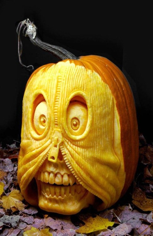 alligatorassassinator:  triponwords:  If you’ve never seen Villafane Studio’s Pumpkin carvings