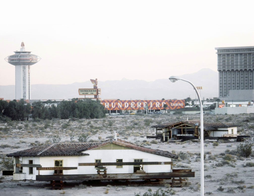 Vintage Las Vegas — November 1975. Photo taken from Sahara Ave