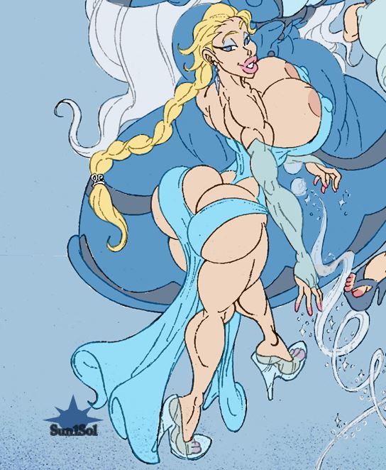 rsterling1:  Adventure time’s Ice queen got some big booty hos (Elsa and Ben 10