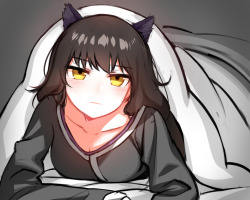 ndgd69:  14_RWBY - Blake Belladonna “….(It’s Okay to come in if it is you)” 