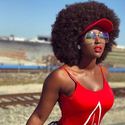 ecstasymodels:   Always Humble! But Don’t get it Twisted Im Still a Bad B#%!?    Swimsuit by   @alnclothingline , Shades by   @shadestique   Fashion & Hair Look by   @amaralanegraaln   