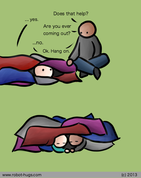 boredandmoist:  longwinter:  Nest - Robot Hugs  I know a few people on here I would do this for. 