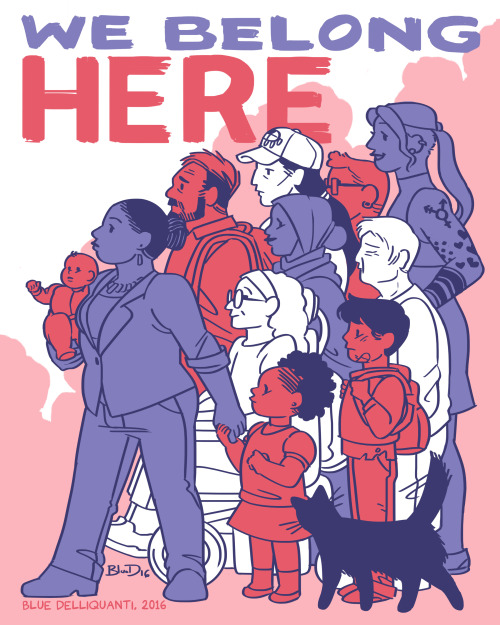 bluedelliquanti:This is our home. It belongs to all of us.Available as a print. All of the artist’s 