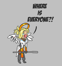 afallenwolf:  Playing as Mercy 