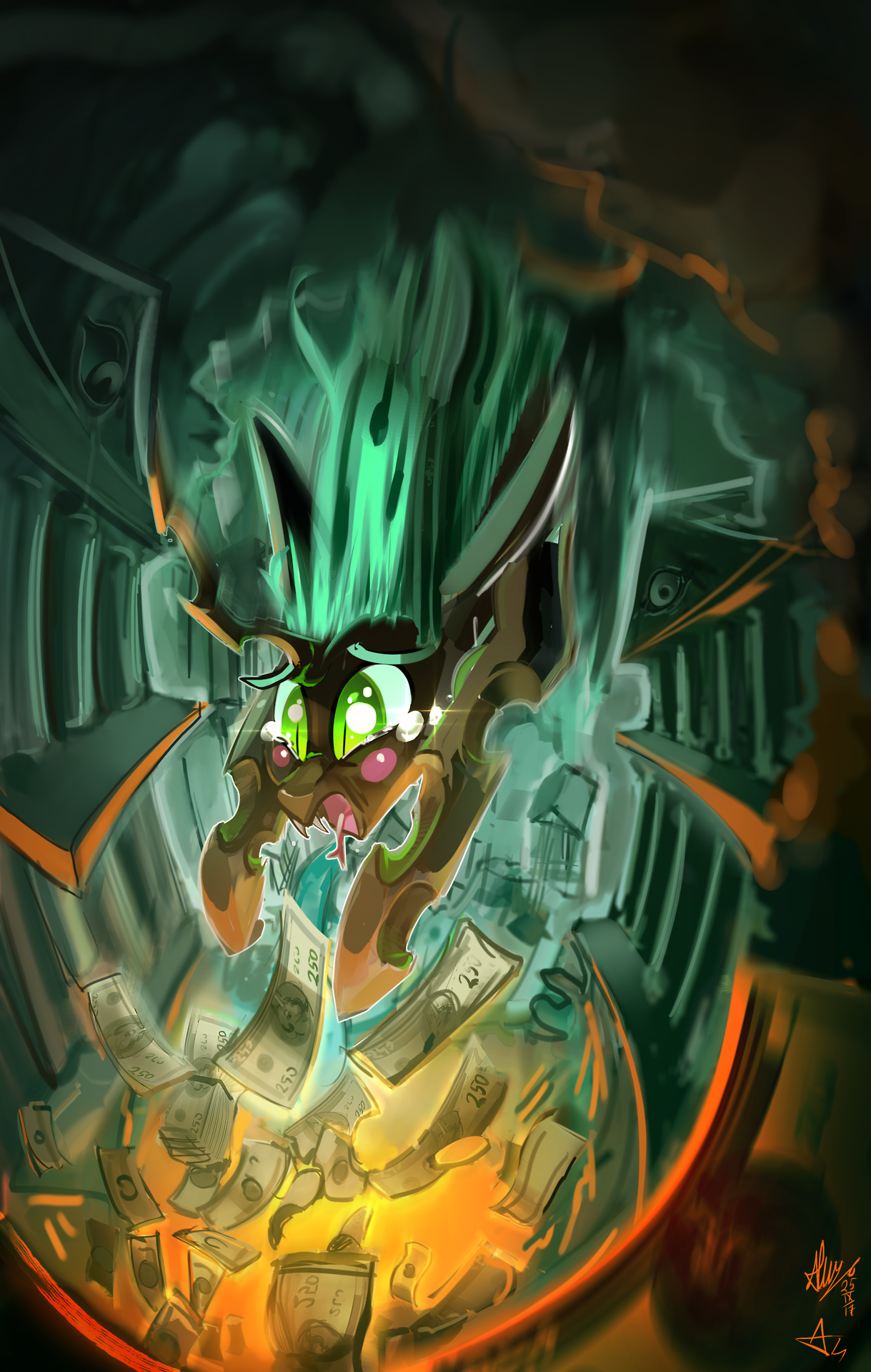 alumx:  “”You’ve been visited by a bug queen of financial misfortune. Reblog