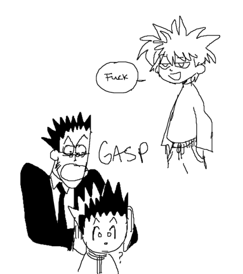 fozzie:leorio regularly says the f word but NOT around his kids