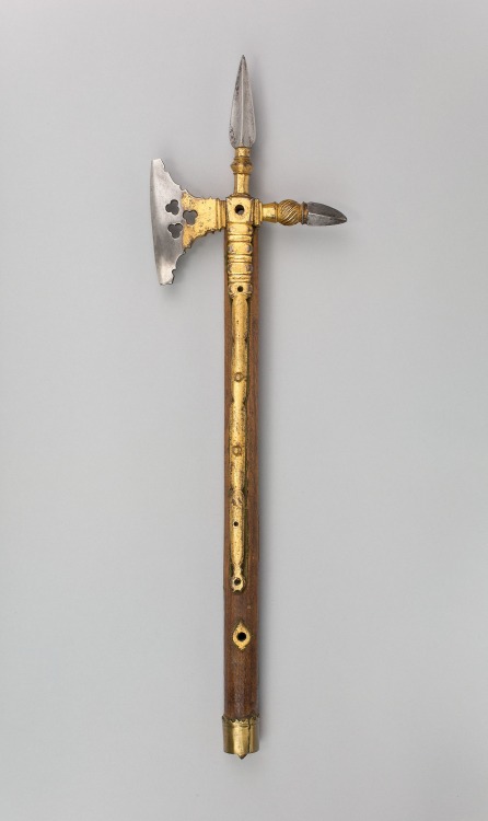 peashooter85:Horseman’s axe, Spanish or Flemish, late 16th centuryfrom The Art Institute of Chicago