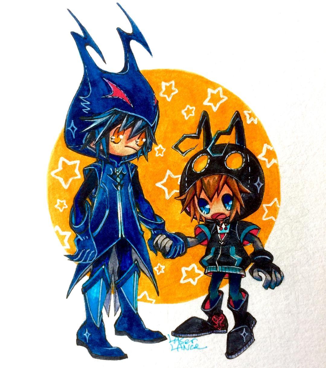 laser-lance:  80% of my recent doodles are Sora and Vanitas.