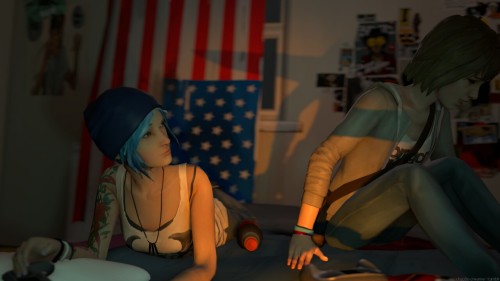 chaotic-dreamer:“That- that was hella unfair! Y-you cheated!”“Oh, Chloe. You should learn how to acc