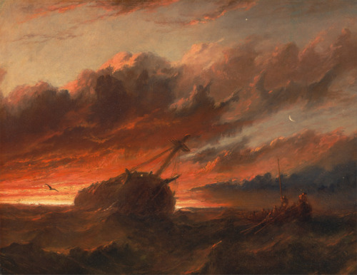 Shipwreck, Francis Danby, ca. 1850