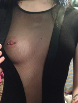 gypsyrose27:  My nipple ring was only 2 weeks