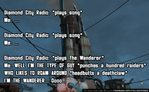 frenziedgem1: fallout-4-companions-react: falloutpipbook: The wanderer… Ohoooo…. Very 