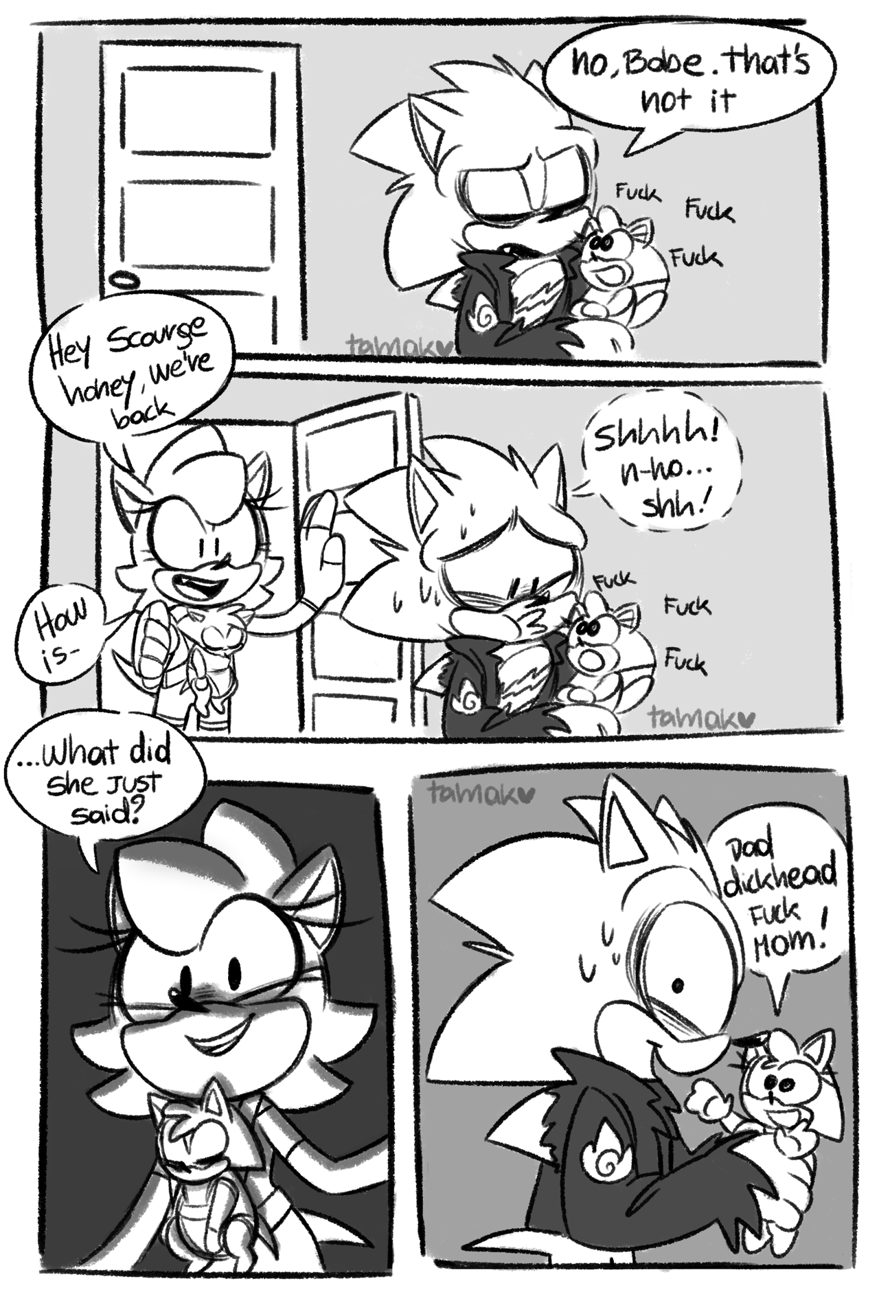 tamak0: GAL WHY DO YOU KEEP LEAVING THIS CHILD WITH SCOURGE? first part 