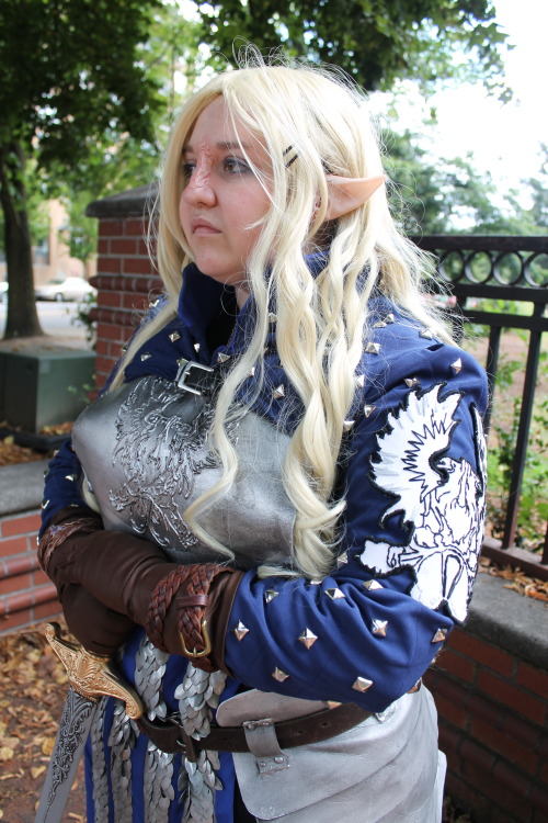 fearandlothering: Grey Warden Cosplay | Kumoricon 2013 | Photography: demapples EXCUSE ME WHILE I GO