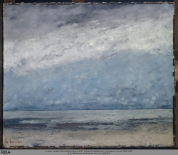 design-is-fine:  Gustave Courbet, Seashore,