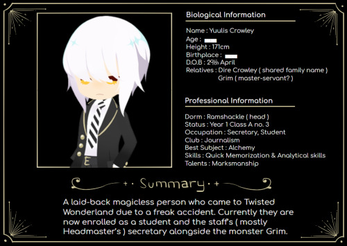 The Long Awaited Yuulis Profile Lmao. Only Took A YEAR To Finally Make It. Huehuehue. I Was Gonna Release