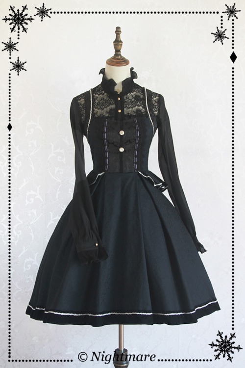 DRESS Brand: NIGHTMARE Series: Merry Krampus Color: dark、icy、naughty Type: jsk+collar BLOUSE Brand: 