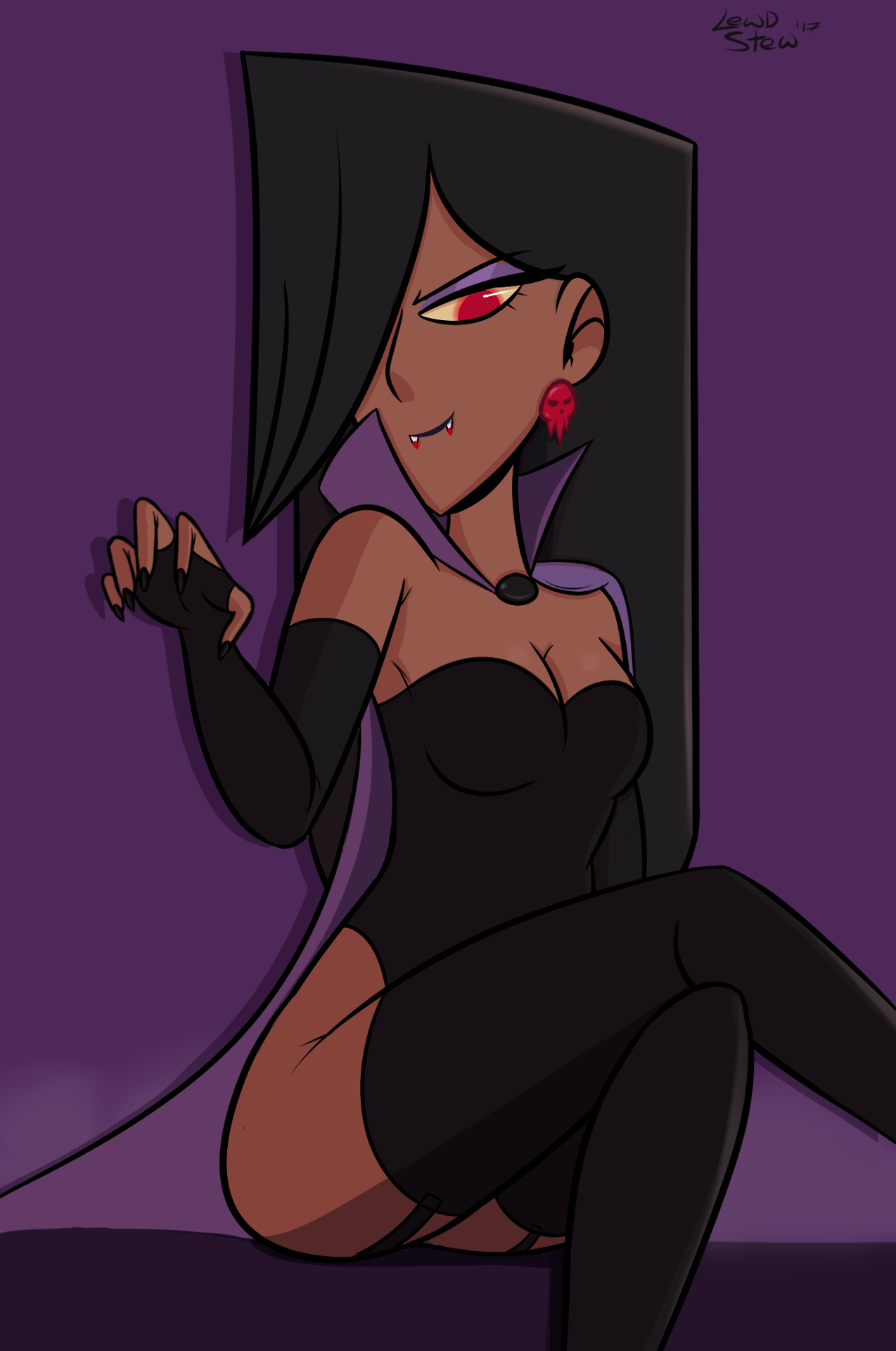 lewdstew: Patreon Poll Winner: Vampire Pamela (V.I.L.F.) She’ll suck you good,