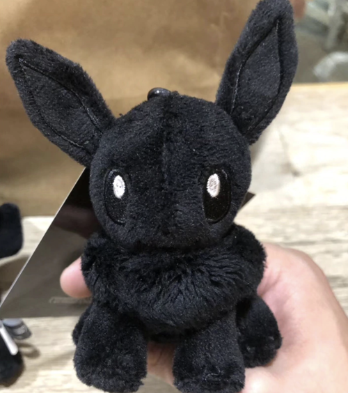 BLACK POKEMON KEYCHAINS